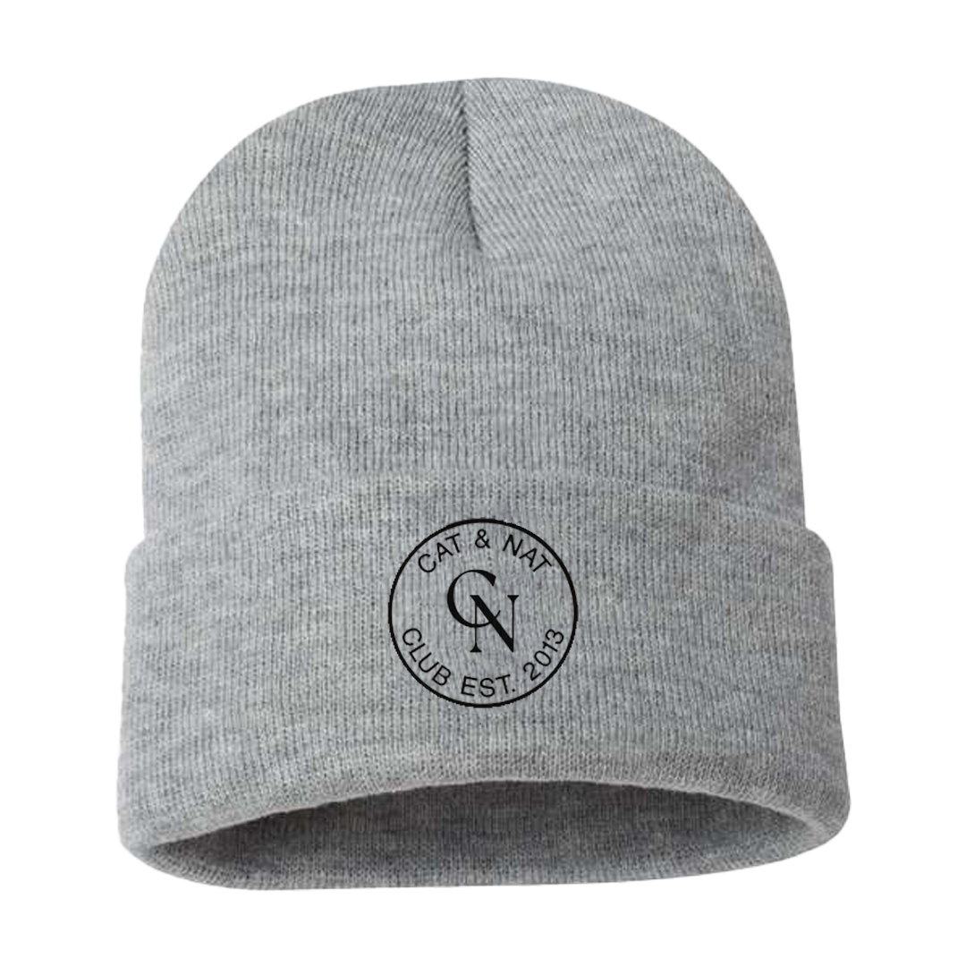 Cat & Nat Club Embroidered Monogram Toque